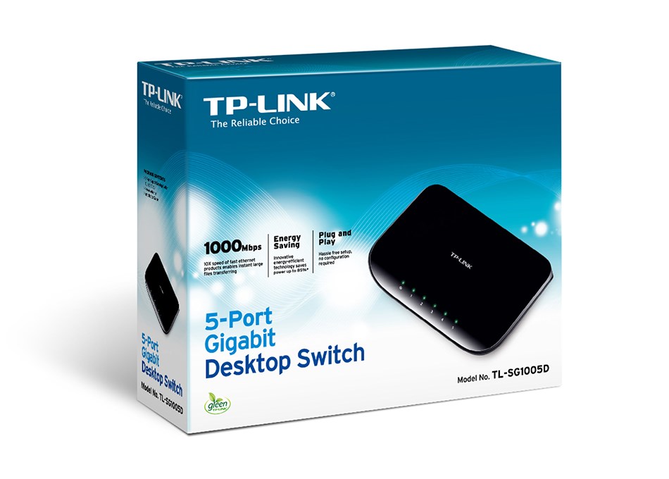 Picture of SWITCH 5 PORT 10/100/1000 TP-LINK