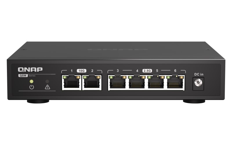 Picture of SWITCH 2-port 10GbE RJ45 and 4-port 2.5GbE RJ45 QNAP