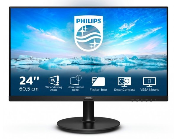 Picture of PHILIPS 24"; 241V8LA VGA HDMI SPEAKERS