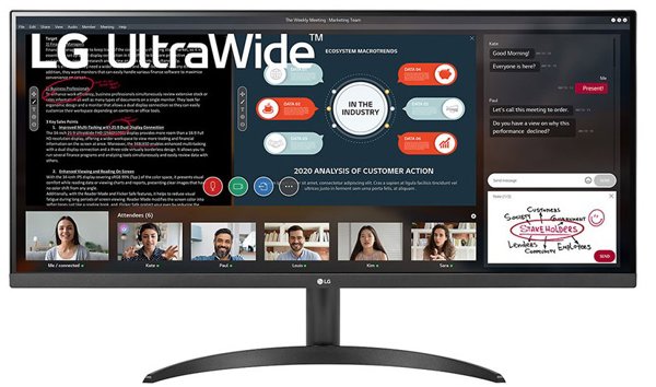 Picture of LG 34"; 34WP500-B UltraWide IPS/2xHDMI DP