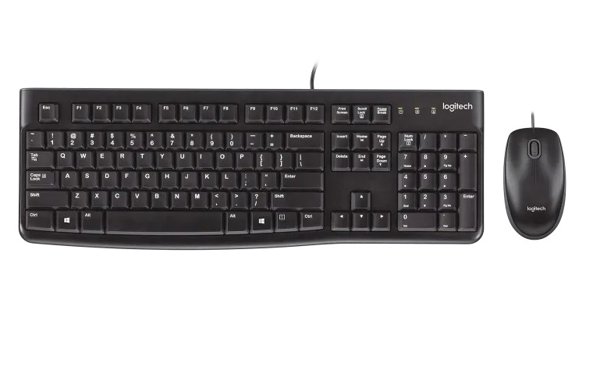 Picture of Logitech MK120 Keyboard+Mouse Hebrew USB Wired