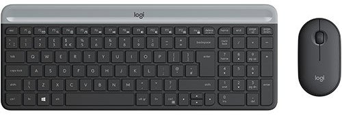 Picture of Logitech MK470 Slim KEYBOARD AND MOUSE COMBO Gray